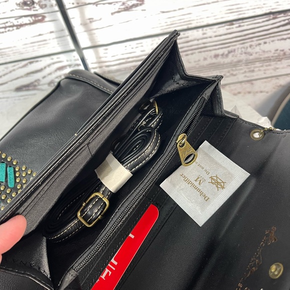 Montana West Aztec Collection Concealed Carry Satchel and Wallet Set - Picture 6 of 8